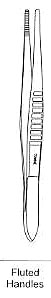 Dressing Forcep, Fluted Handle